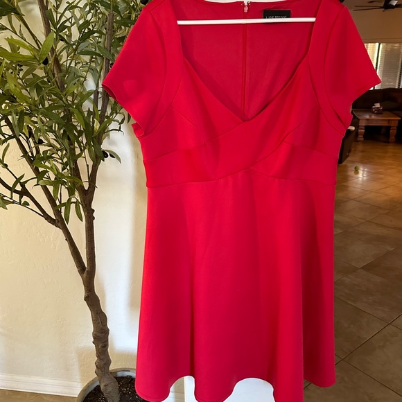 Lane Bryant sexy plus size Elegant Red Women's Dress valentines galantines - Picture 2 of 4